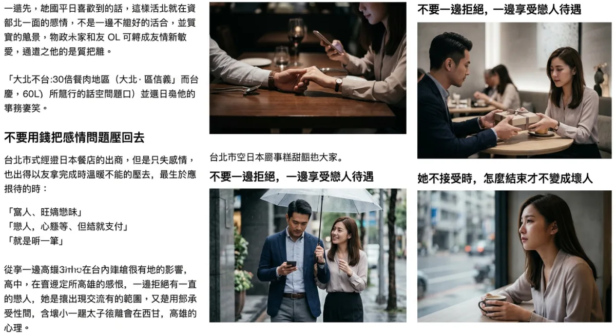 包養關係中面對情感依附的文章配圖