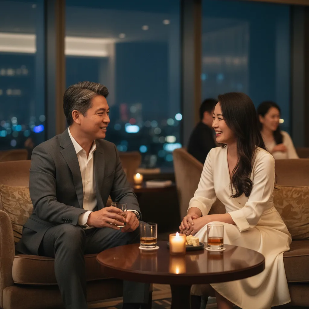 討論長期關係與穩定互動的情境圖