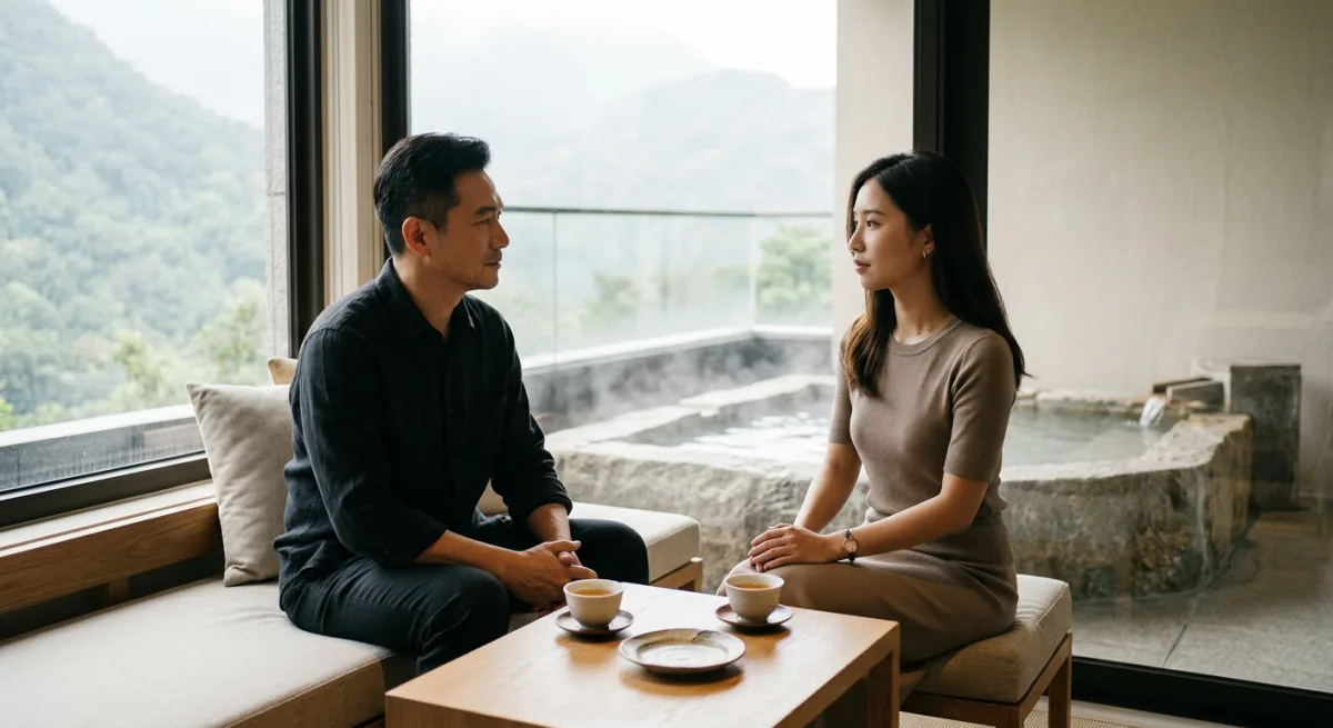 包養關係結束時的溝通情境示意圖